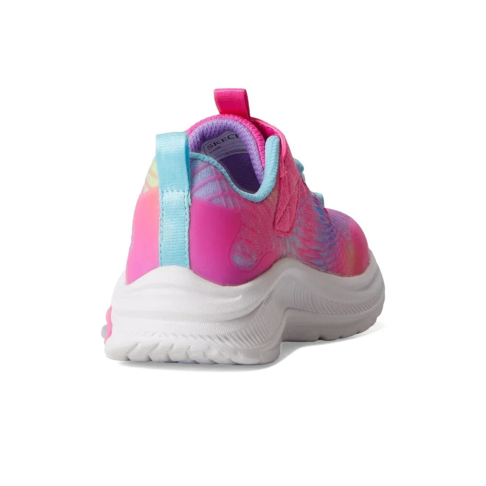 Skechers Rainbow Cruisers Rainbow Reflectin Kids 13 M Pink Casual Shoes ZOGG3029